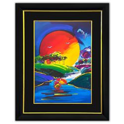 Peter Max- Original Mixed Media "Without Borders"