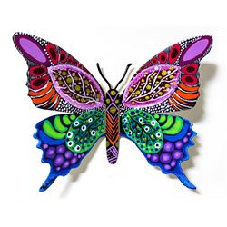 Patricia Govezensky- Original Painting on Cutout Steel "Butterfly CCLI"