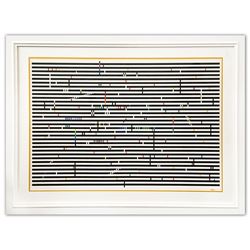 Yaacov Agam- Original Screenprint in colors on Arches paper "Double Metamorphosis IV"