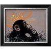 Image 1 : Banksy "Thinker Monkey" Custom framed