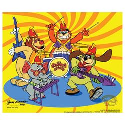 "Tra La La" Limited Edition Sericel featuring The Banana Splits from Hanna-Barbera. Includes Certifi