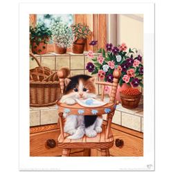 "Sunday Brunch" Limited Edition Lithograph by Barbara Higgins-Bond. Numbered and Hand Signed by the 