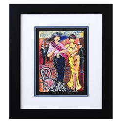 Patricia Govezensky- Original Watercolor "Ariella & Jennifer"