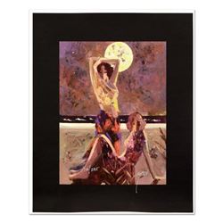 Sabzi - "Tampa Night" Limited Edition Hand Embellished on Canvas, Numbered and Hand Signed with Cert