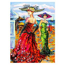 Patricia Govezensky- Original Acrylic on Canvas "Beach Wedding in Paris"