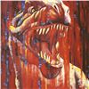 Image 2 : "Never Cross a T" Limited Edition Giclee on Canvas by Stephen Fishwick, Numbered and Signed. This pi
