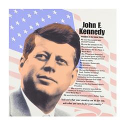 Steve Kaufman (1960-2010), "John F. Kennedy" Limited Edition Hand Pulled Silkscreen on Canvas, Numbe