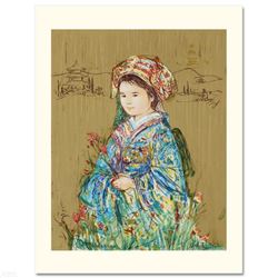 "Festival Kimono" Limited Edition Serigraph by Edna Hibel (1917-2014), Numbered and Hand Signed with
