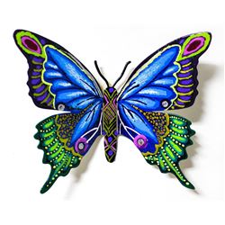 Patricia Govezensky- Original Painting on Cutout Steel "Butterfly CCLXX"