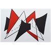 Image 2 : Alexander Calder- Lithograph "DLM141 - Triangles rouges"
