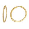 Image 1 : Natural 1.04 CTW Diamond Earrings 14K Yellow Gold - REF-151M2F