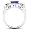 Image 2 : Natural 2.83 CTW Tanzanite & Diamond Ring 14K White Gold - REF-115X3K