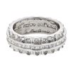 Image 1 : Natural 1.73 CTW Princess Diamond Ring W=7MM 14K Gold - REF-208H8W