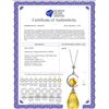 Image 2 : Genuine 5.5 ctw Citrine Necklace 14KT Rose Gold - REF-25N6R