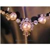 Image 1 : RHJ Simulated Pearl (Comp) Necklace w CZs #1324538