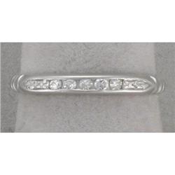 Platinum Band with Diamonds #1324786