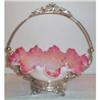 Image 1 : Hand Painted Cranberry Cased Floral Brides #1324841