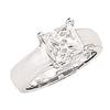 Image 1 : 2 carat G VS1 PRINCESS CUT diamond ring gold #1325126