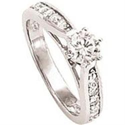 3.21 carat G VS1/SI1 DIAMOND SOLITAIRE RING #1325136