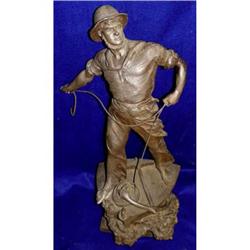 19c French Sailor Seaman Sculpture Nautical #1325168