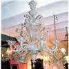 Image 1 : Large Murano crystal chandelier 8 lights #1325220