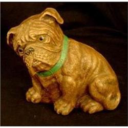 Antique Wood Composite Bulldog #1325363