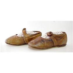 Victorian Tiny Baby Leather Shoes #1340422