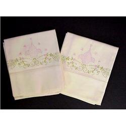 Embroidered Pillowcases Fleur-de-lis #1340430