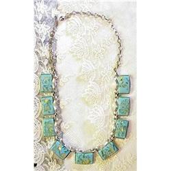 Art Deco  Lucite Coro Necklace #1340457