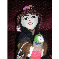 12" Coth PERU Doll W/ Babies #1340494