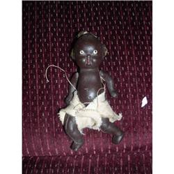 4  Bisque Black Baby Marked  Japan #1340511