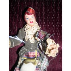 7  Scottish Flagg Doll all original #1340518