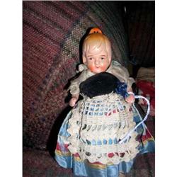 Japan painted bisque doll #1340543