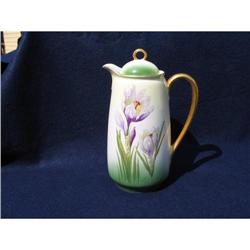 HAND PAINTED CHOCOLATE POT #1340665