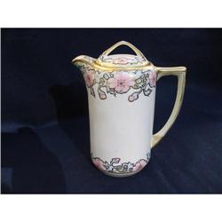 NIPPON H.  PAINTED  CHOCOLATE POT  #1340668