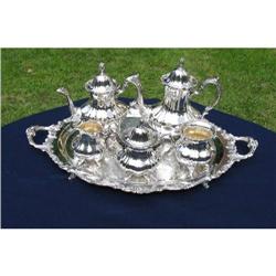 SILVERPLATE TEA SET #1340674