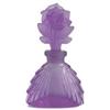 Purple Satin Glass Art Deco Rose Perfume Bottle#1340690