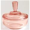 Paden City Pink Elegant Glass Dresser Jar #1340703