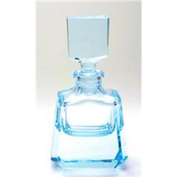 Ice Blue Lead Crystal Perfume Bottle #1340968