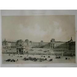  Lithograph Le Nouveau Louvre #1341151