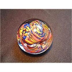 Polychrome glass paper weight. #1341205