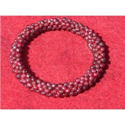 Red garnets bracelet #1341209