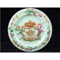 Rare Chinese export plate with European #1341214