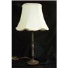 Lamp Table Brass Stick w/ Shade Silk Lined Clip#1341243