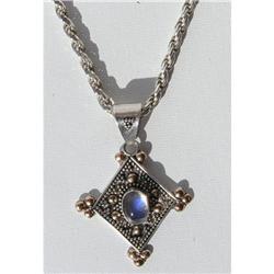 925 Italian Silver Pendant and Chain #1341557