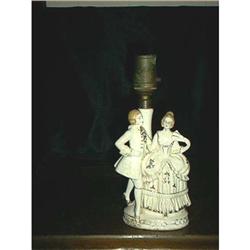 Lamp Victorian Man And Woman #1341645