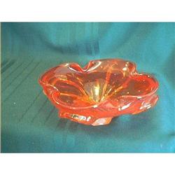 Glass Bowl End of Day Hand Blown  #1341658