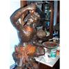 Image 1 : Venetian Carved Wood Stylized Monkey Sculpture #1362684