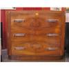 Image 1 : Art Deco Walnut Chest of Drawers #1362746