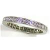 Image 1 : 1950s Platinum Band with Diamonds #1363321